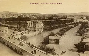 Irrigating: Hama Syria - Great Bridge over the El-Assi River