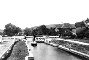 Hambleden: Hambleden, the Lock 1890