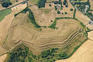 Barrow: Hambledon Hill, an Iron Age multivallate hillfort earthwork
