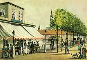 Pavillon: Hamburg, Alter Pavillon, open 1799, extrior view