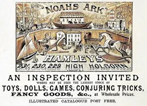 Hamley: HAMLEY'S ADVERT 1894