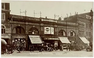 Skinner: Hammersmith Underground Station, street view