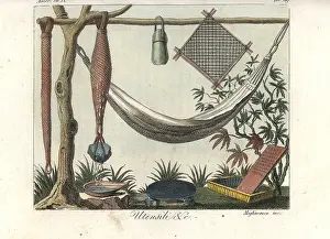 Fermenting: Hammock and beer-fermenting net of the Island