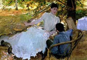 Nittis: On the hammock II. Painting