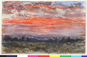 Hampstead: Hampstead Heath, Sunset Study