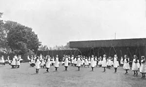 Skipping: Hampstead Orphan Working School - Playground