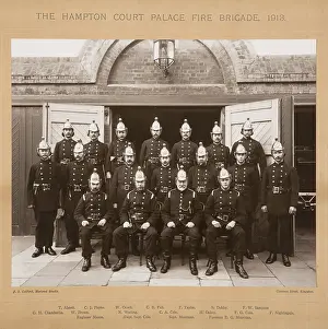 Disbanded: Hampton Court Fire Brigade, 1913