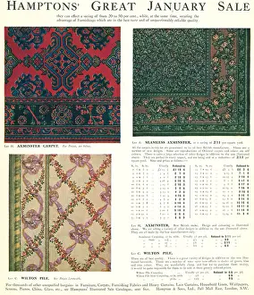 Axminster: Hampton and Sons Advertisement