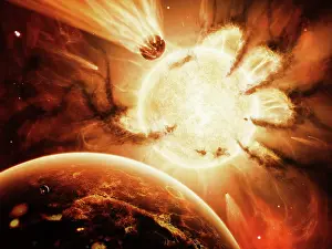 Intense: The Hand of Destiny Nebula is devouring the star Abigor