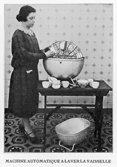 Tasks: HAND-DRIVEN DISH WASHER