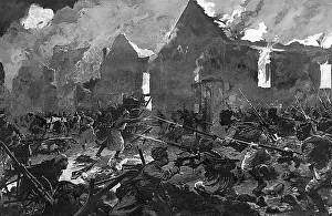 Leveque: Hand to hand encounter on the Marne, 1914