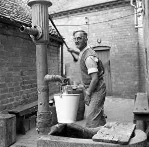Supple: Hand pump at the Fruiterer's Arms, Hartlebury