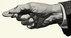 Manicured: Hand with Quarter