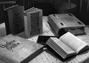 Handwork: Handbound books, 1938