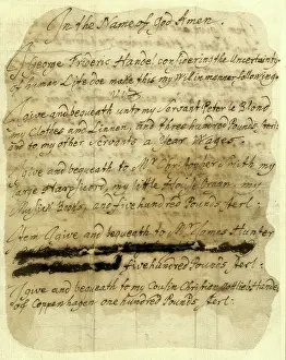 Handel: Will of Handel