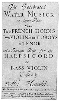 Haendel: Handel, George Frederic, 23.2.1685 - 14.4.1759