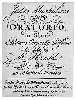 Haendel: Handel, George Frederic, 23.2.1685 - 14.4.1759