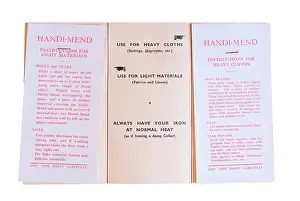 Laundering: Handimend laundry aid