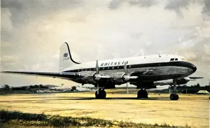Handley Page Hermes 4A (forward view, on the ground) -B?