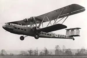 Hannibal: Handley Page HP42E G-AAGX Hannibal during an early test
