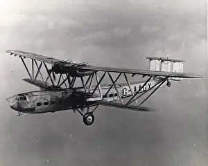 Hannibal: Handley Page HP42E G-AAGX Hannibal during an early test