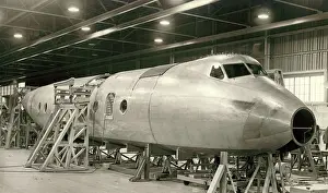Hpr7: Handley Page HPR7 Herald under construction