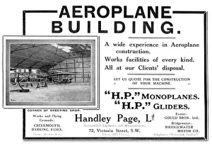 Monoplanes: Handley Page Monoplanes & Gliders