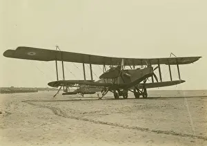 Handley Page O/100 3125 showing the lower-wing damage
