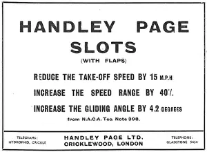 Slots: Handley Page Slots 1932