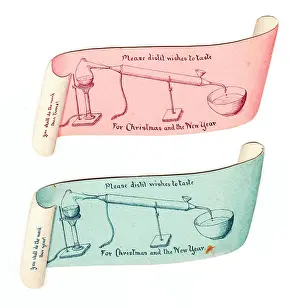 Bunsen: Two handmade Christmas and New Year cards