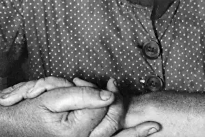 Fingers: Hands of an old woman