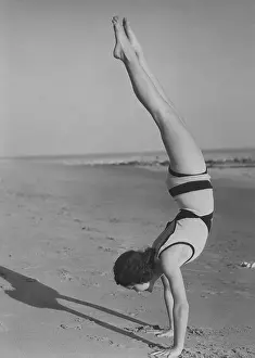 Handstand: Handstand at the beach