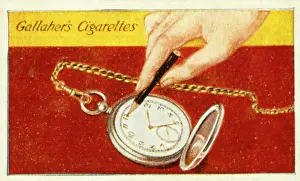 Adjust: Handy tip on a Gallaher's cigarette card