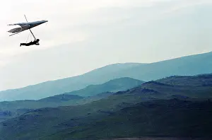 Glider: Hang glider over Baikal Lake, 1986