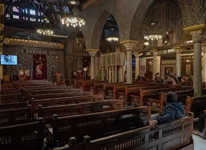 Iconostasis: Hanging Church, Coptic Cairo, Egypt
