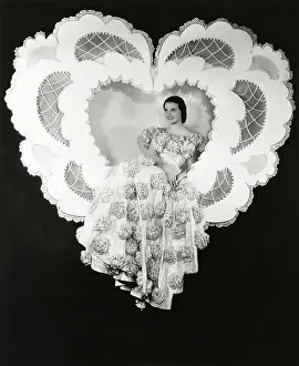 Heartshaped: Hanging from her heartstrings -