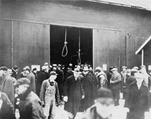 Creditors: Two hangman's nooses hang as a grim warning ?