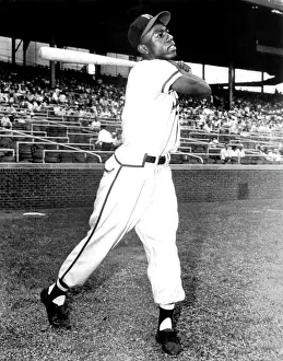 Comcast: Hank Aaron of the Milwaukee Braves, ca. ?