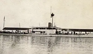 Nanjing: Hankou, China - The HMS Gnat in harbour