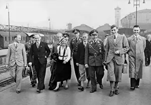 Gliders: Hanna Reitsch on her return from Finland, 1934
