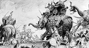 Punic: Hannibal's train over the Alps, 218 BC