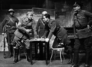 Subjects: Hans Albers and Leopold Berti in the play Rivalen of Ander