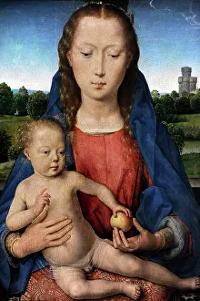 Triptych: Hans Memling (1430-1494). Portinari Triptych (central panel)