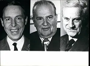 Designated: Hans Peter Tschudi, Nello Celio and Roger Bonvin