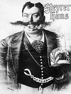 Described: Hans Steyrer, a strongman around 1914
