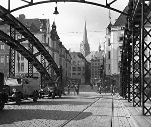Szczecin: The Hansa bridge in Szczecin