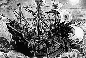 1400: Hanseatic cogs, around 1400