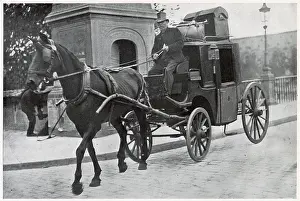 Cabs: Hansom Cab in Paris 1903