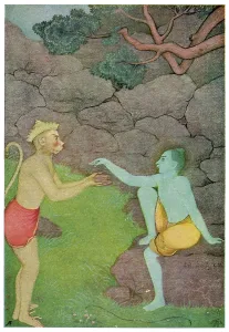 Signet: Hanuman and Rama