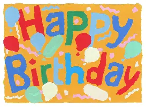 Ayliffe: Happy Birthday with balloons